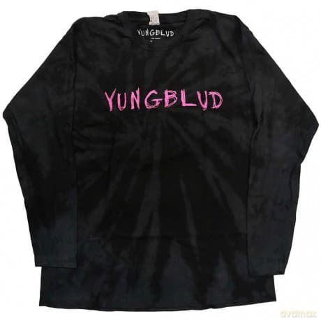 Yungblud: Unisex Long Sleeve T-Shirt: Scratch Logo (Black) (Wash Collection) (XXXX-Large)