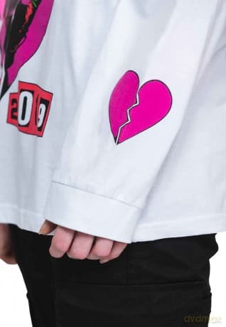 Yungblud: Unisex Long Sleeve T-Shirt: Tour (White) (Back & Sleeve Print) (XX-Large)