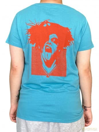 Yungblud: Unisex T-Shirt: DEADHAPPY (Light Blue) (Back Print) (Small)
