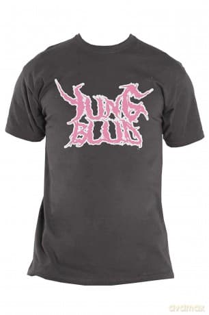 Yungblud: Unisex T-Shirt: DEADHAPPY Pink (Charcoal Grey) (Back Print) (Medium)