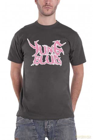 Yungblud: Unisex T-Shirt: DEADHAPPY Pink (Charcoal Grey) (Back Print) (X-Large)