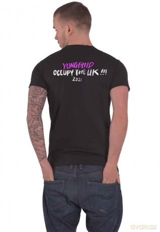 Yungblud: Unisex T-Shirt: Occupy the UK (Black) (Back Print) (Large)