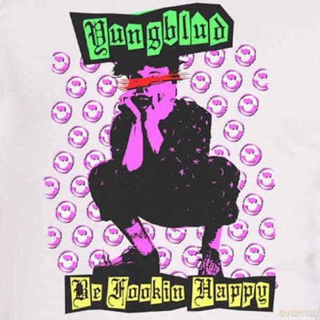 Yungblud: Unisex T-Shirt: Punker (White) (Small)