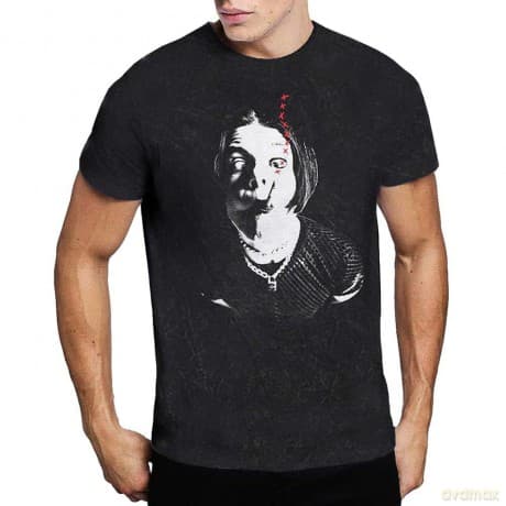 Yungblud: Unisex T-Shirt: Weird (Black) (Back Print & Wash Collection) (X-Large)