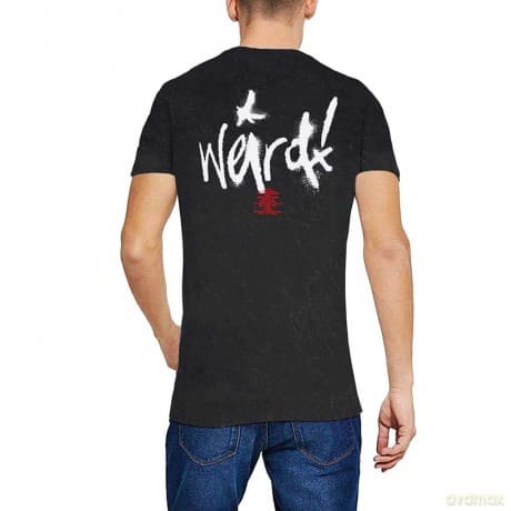 Yungblud: Unisex T-Shirt: Weird (Black) (Back Print & Wash Collection) (X-Large)