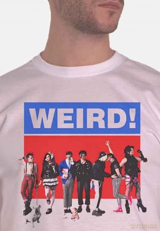 Yungblud: Unisex T-Shirt: Weird (White) (X-Large)