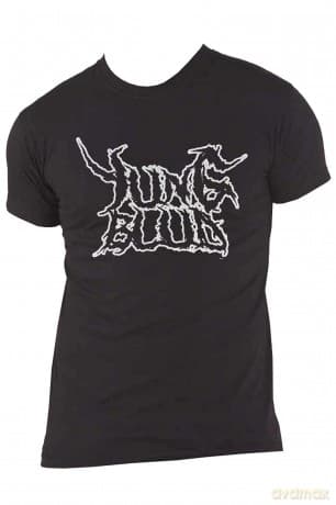 Yungblud: Unisex T-Shirt: Weird Flaming Skeletons (Black) (Back Print) (Large)