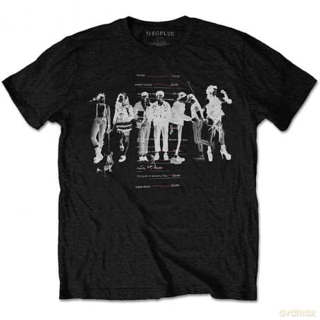 Yungblud: Unisex T-Shirt: Weird Track list (Black) (Small)