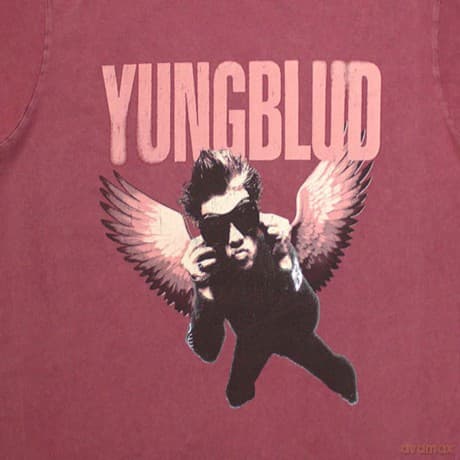 Yungblud: Unisex T-Shirt: Wings (Red Wash) (Wash Collection) (XX-Large)