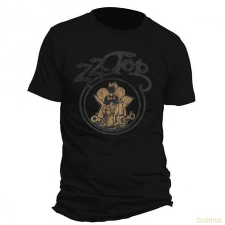 ZZ Top: Men's Tee: Outlaw Village (Small)