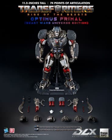 Transformers: Rise of the Beasts DLX Action Figure Optimus Primal (Beast Wars Universe Edition) 29 cm