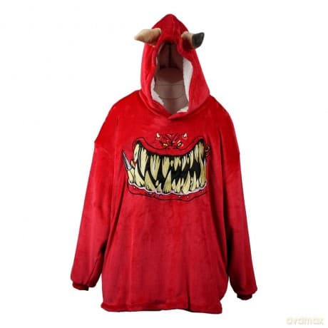 Warhammer 40K Oversized Hoodie Blanket Squig Red