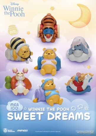 Winnie the Pooh Mini Egg Attack Blind Box Figures sweet dreams 6 cm Assortment (6)