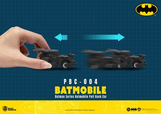 Batman Pull Back Cars Blind Box 6-Pack
