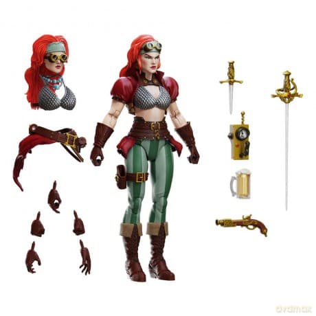 Epic H.A.C.K.S. Action Figure 1/12 Red Sonja Steampunk