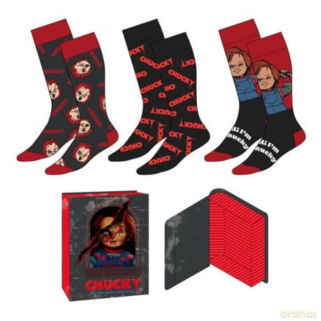 Chucky (Child´s Play) Socks 3-Pack 38-45