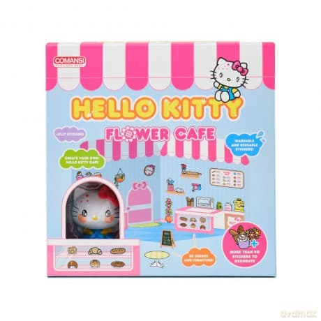 Hello Kitty and Friends Mini figure Sticker House Hello Kitty Flower Café