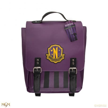 Wednesday Backpack Nevermore Academy Purple
