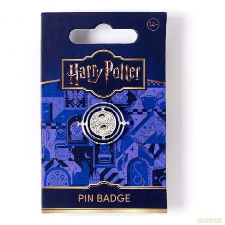 Harry Potter Pin Badge Time Turner (Silver Tone)