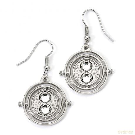 Harry Potter Earrings Time Turner (Silver Tone)