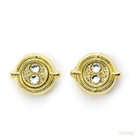 Harry Potter Earrings Time Turner (gold plated)