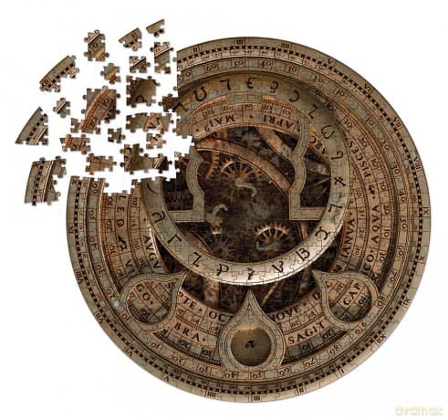 Uncharted Jigsaw Puzzle Cipher Disk Circular Deluxe (500 pieces)