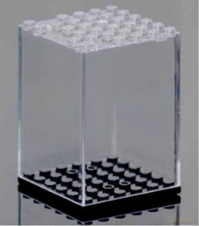 Evoretro Acrylic Display Case for mini figures Single Stackable