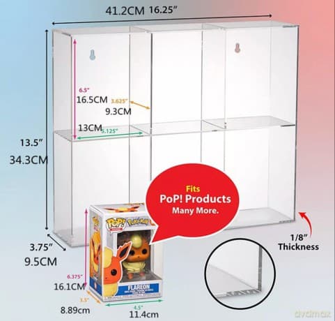 Evoretro Akrylowa witryna na 6 Figurek Funko Pops