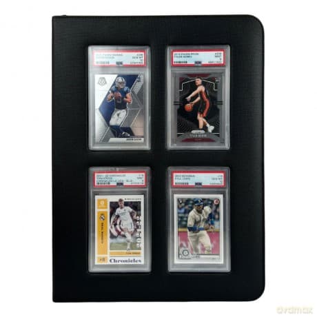 Evoretro Premium Card Slab Binder with Window Black