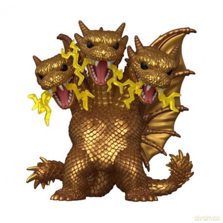 Godzilla Super Sized POP! Movies Vinyl Figure King Ghidora (Electric) 15 cm