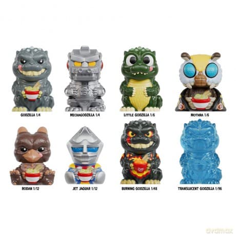 Godzilla + Rokimoto Blind Box Figures 10 cm Display (12)