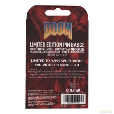 Doom Pin Badge Floppy Disk Limited Edition