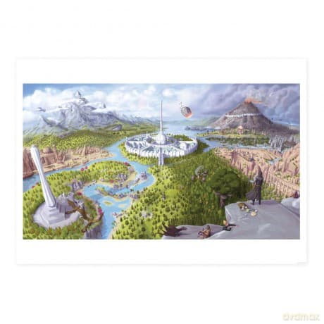 The Elder Scrolls IV: Oblivion Art Print Imperial City 42 x 30 cm