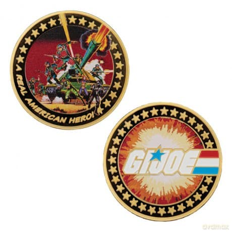 G.I. Joe Collectable Coin A Real American Hero 60th Anniversary 24k Gold Plated Limited Edition