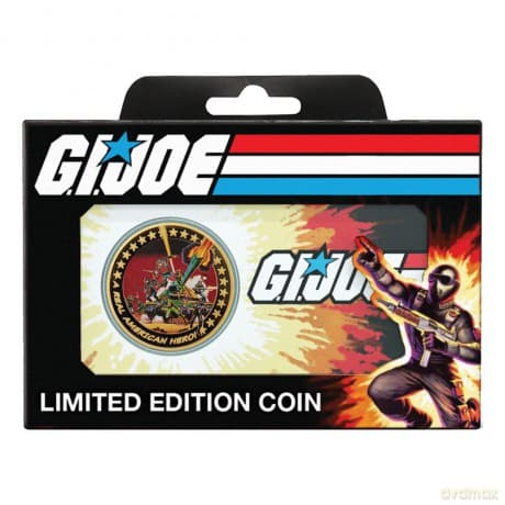 G.I. Joe Collectable Coin A Real American Hero 60th Anniversary 24k Gold Plated Limited Edition