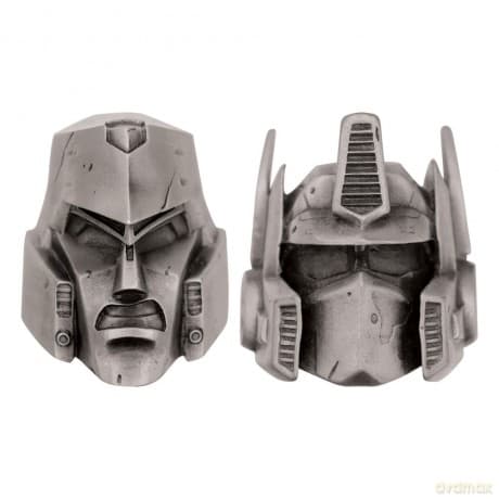 Transformers Replica Set of 2 Helmets Optimus Prime & Megatron Limited Edition