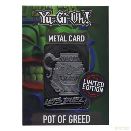 Yu-Gi-Oh! Replica Card Pot of Greed Limited Edition
