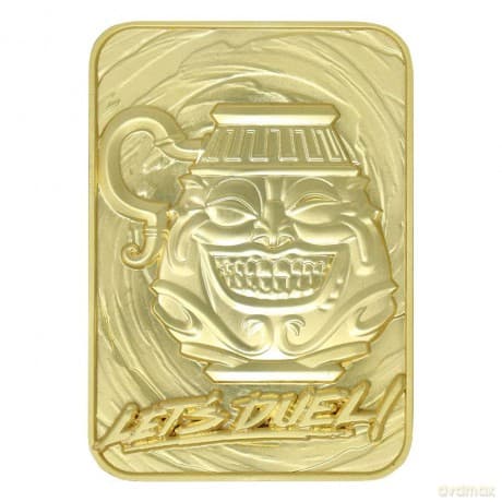Yu-Gi-Oh! Replica Card Pot of Greed (gold plated)