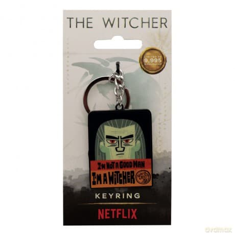 The Witcher Keychain Witcher & Roach Limited Edition