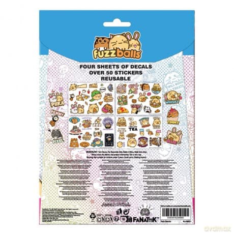 Fuzzballs Tech Sticker Pack