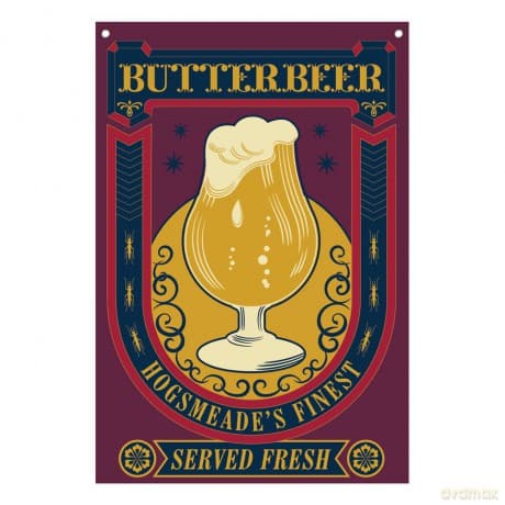 Harry Potter Wall Banner Butterbeer 125 x 85 cm