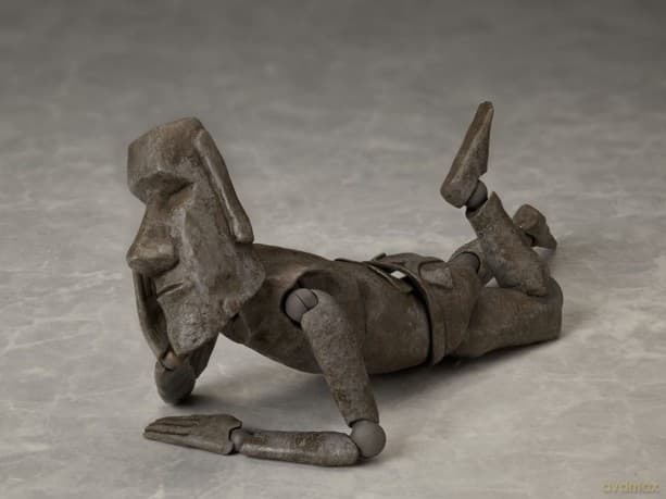 The Table Museum Figma Action Figure Moai 14 cm