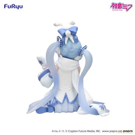 Hatsune Miku Noodle Stopper PVC Statue Snow Miku Sky Town 10th Ver. 10 cm