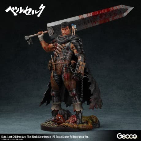 Berserk Statue 1/6 Guts Lost Children Arc The Black Swordsman Redecoration Ver. 38 cm