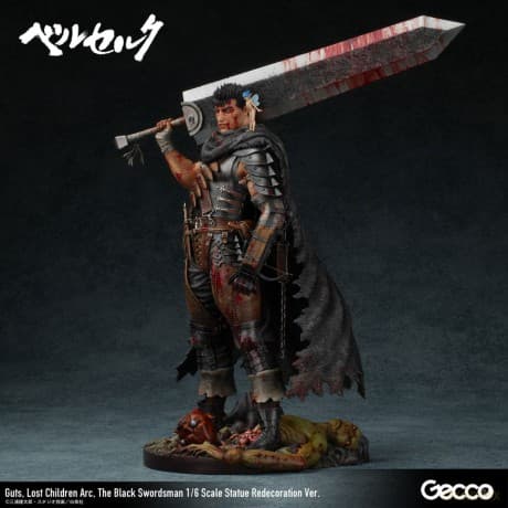 Berserk Statue 1/6 Guts Lost Children Arc The Black Swordsman Redecoration Ver. 38 cm