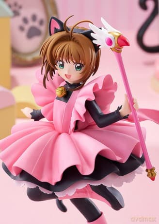 Cardcaptor Sakura Pop Up Parade PVC Statue Sakura Kinomoto: Black Cat Costume Ver. L Size 22 cm