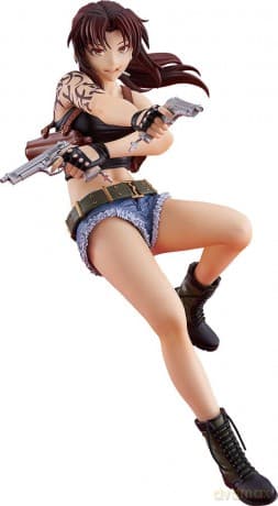 Black Lagoon Pop Up Parade PVC Statue Revy L Size 21 cm