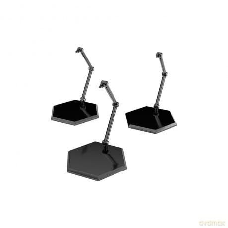 The Simple Stand Mini Nendoroid More for Mini Figures & Models Black Hex Type 3-Pack
