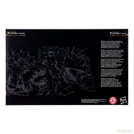 Transformers Age of the Primes Leader Class Action Figure G2 Universe Dinobots Snarl & Slug 19 cm