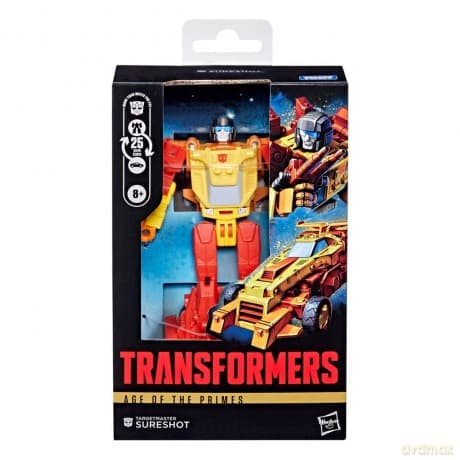 Transformers Age of the Primes Deluxe Class Action Figure Targetmaster Sureshot 14 cm